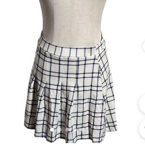 BP mini plaid skirt